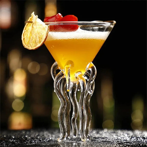 Jellyfish Cocktail Octopus Glass. 130ML - Raise The Bar Lux  