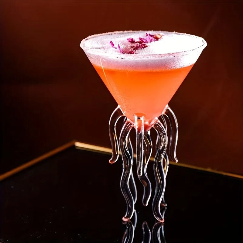 Jellyfish Cocktail Octopus Glass. 130ML - Raise The Bar Lux  