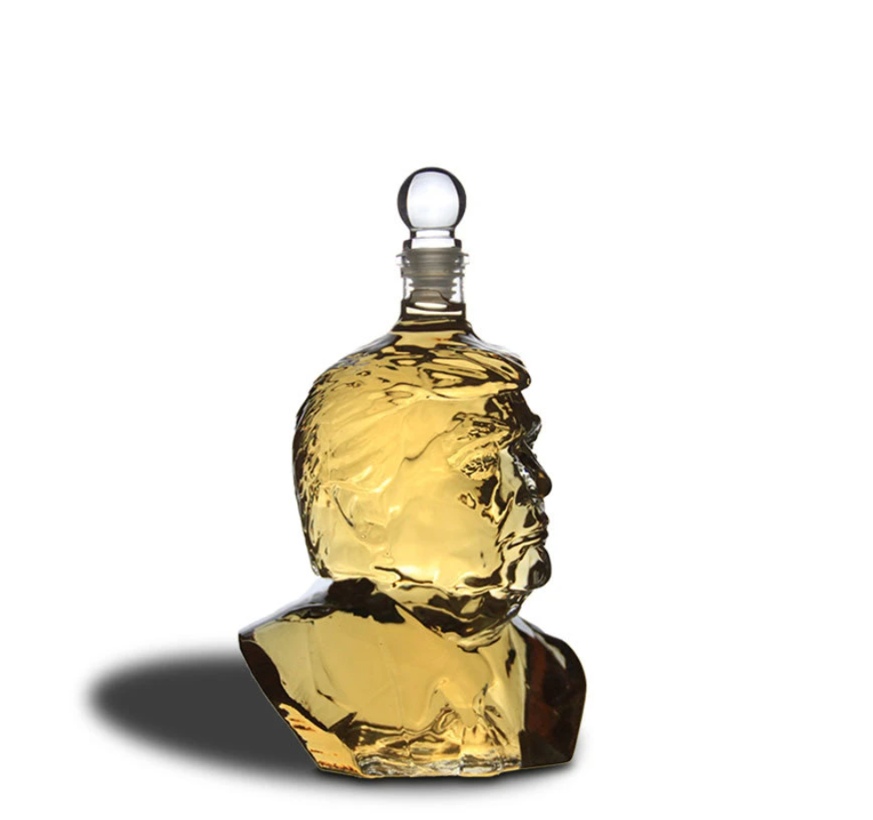 Novelty Trump Head shaped Decanter - Raise The Bar Lux  