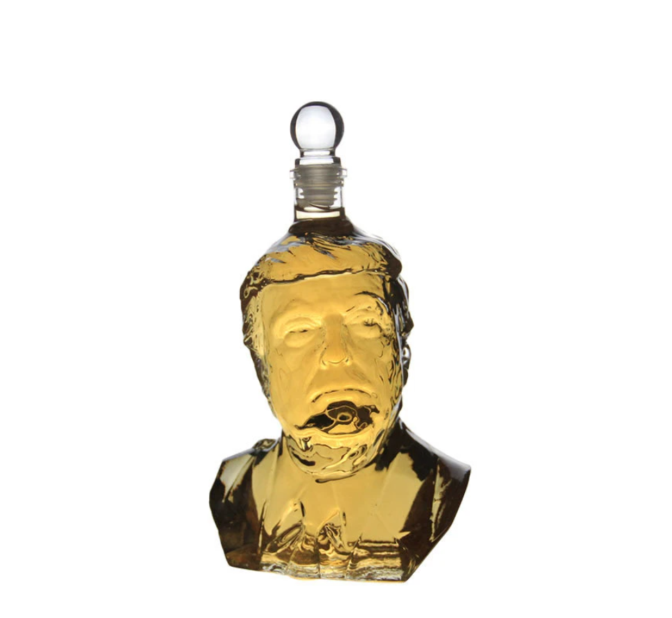Novelty Trump Head shaped Decanter - Raise The Bar Lux  