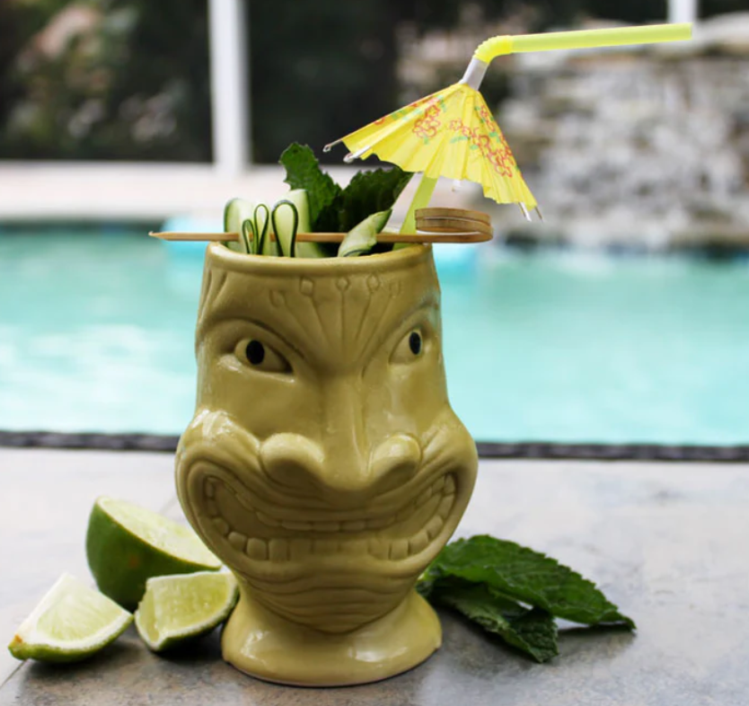 12 Oz Tiki Drinkware – Funny Face - Raise The Bar Lux  