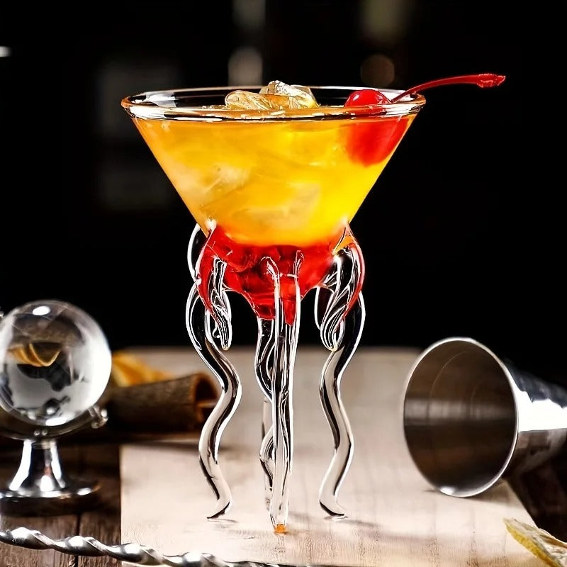Jellyfish Cocktail Octopus Glass. 130ML - Raise The Bar Lux  