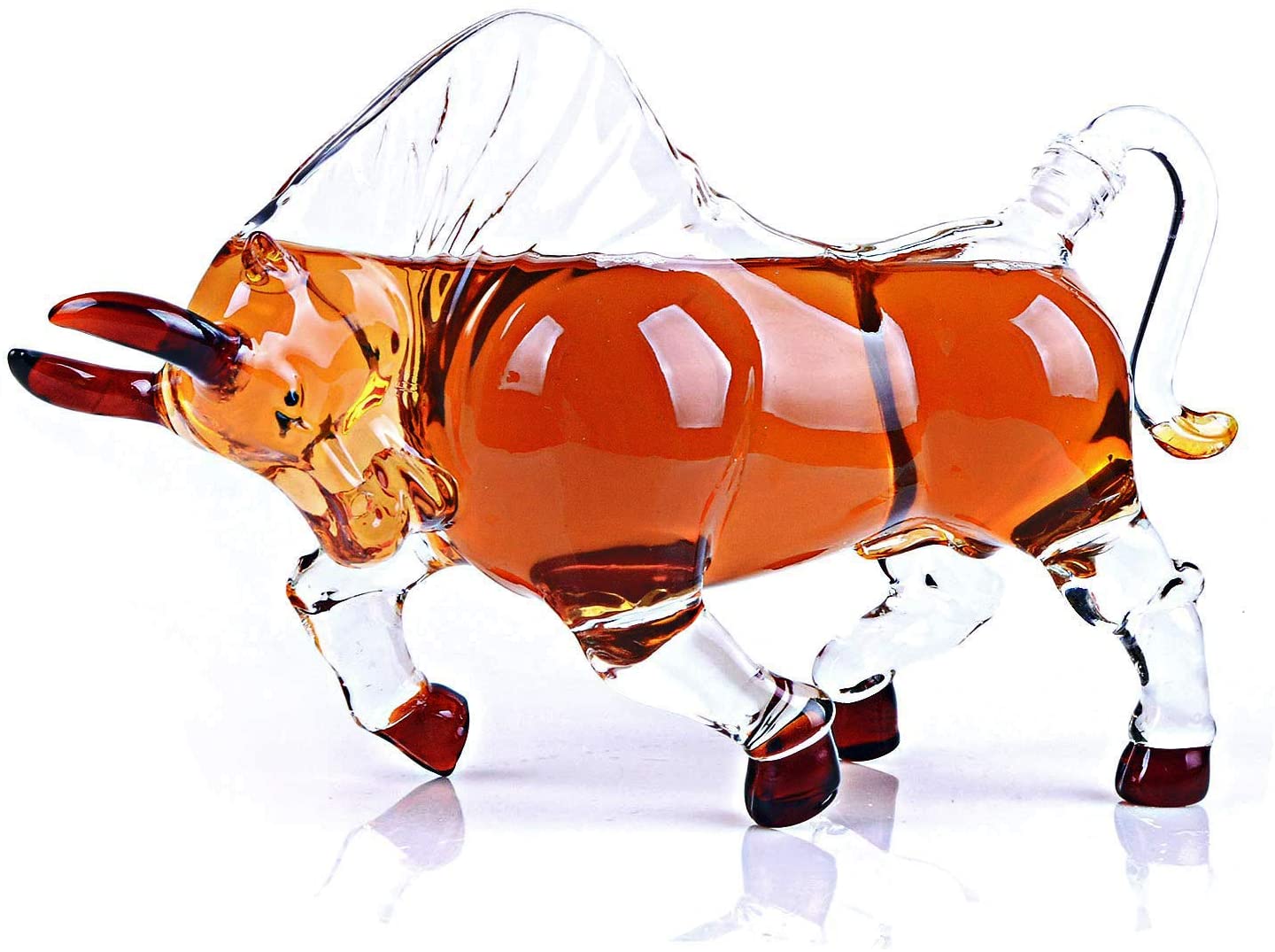 Charging Bull Shaped Liquor Decanter. 1000 ML - Raise The Bar Lux  