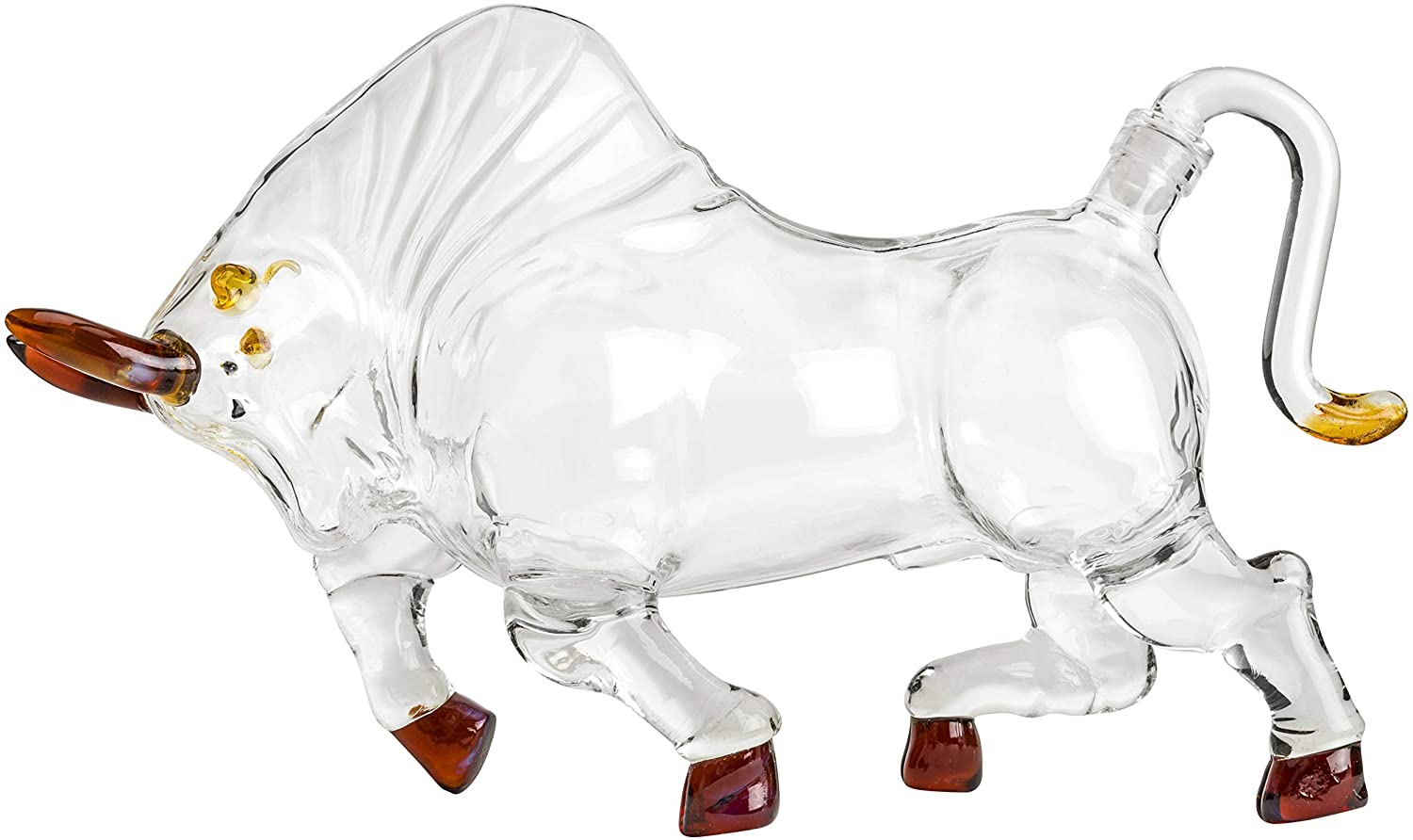 Charging Bull Shaped Liquor Decanter. 1000 ML - Raise The Bar Lux  