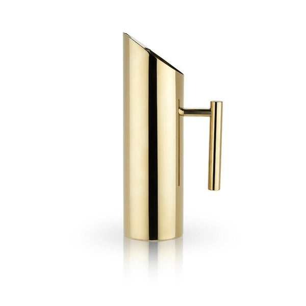 Modern 46 oz Stainless Steel Gold Pitcher - Raise The Bar Lux  