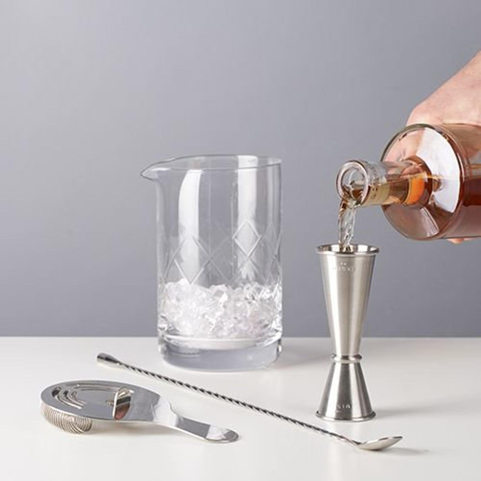 4-Piece Professional Stainless Steel Cocktail Set - Raise The Bar Lux  