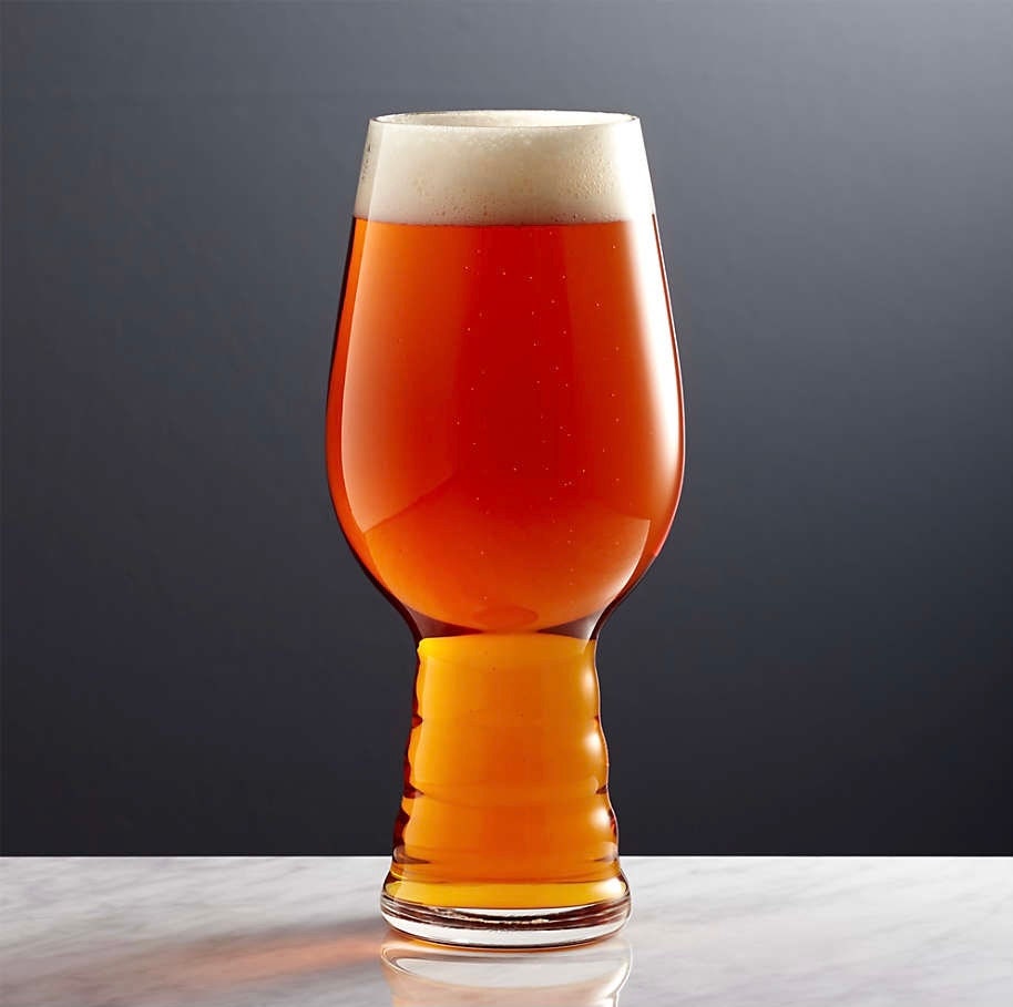European Design IPA 19 oz. Craft Beer Glass (Set of 4) - Raise The Bar Lux  