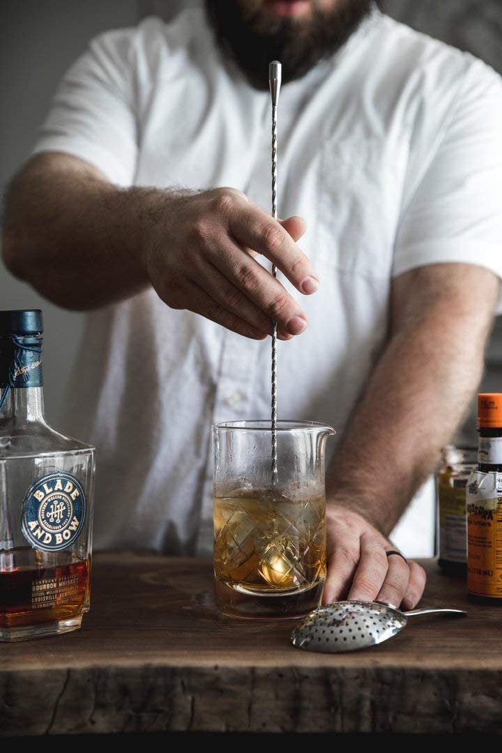 Professional Crystal Cocktail Mixing Glass.  500 ML. - Raise The Bar Lux  