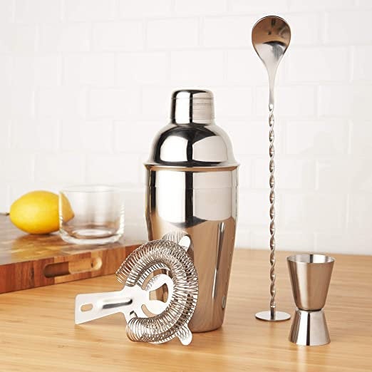 True Stainless Steel Barware Cocktail Shaker Gift Set - Raise The Bar Lux  