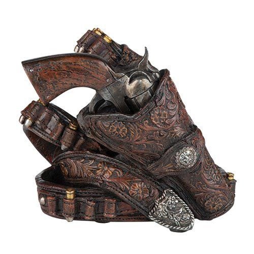 True Vintage Western-style Gun Belt Wine Bottle Holster - Raise The Bar Lux  