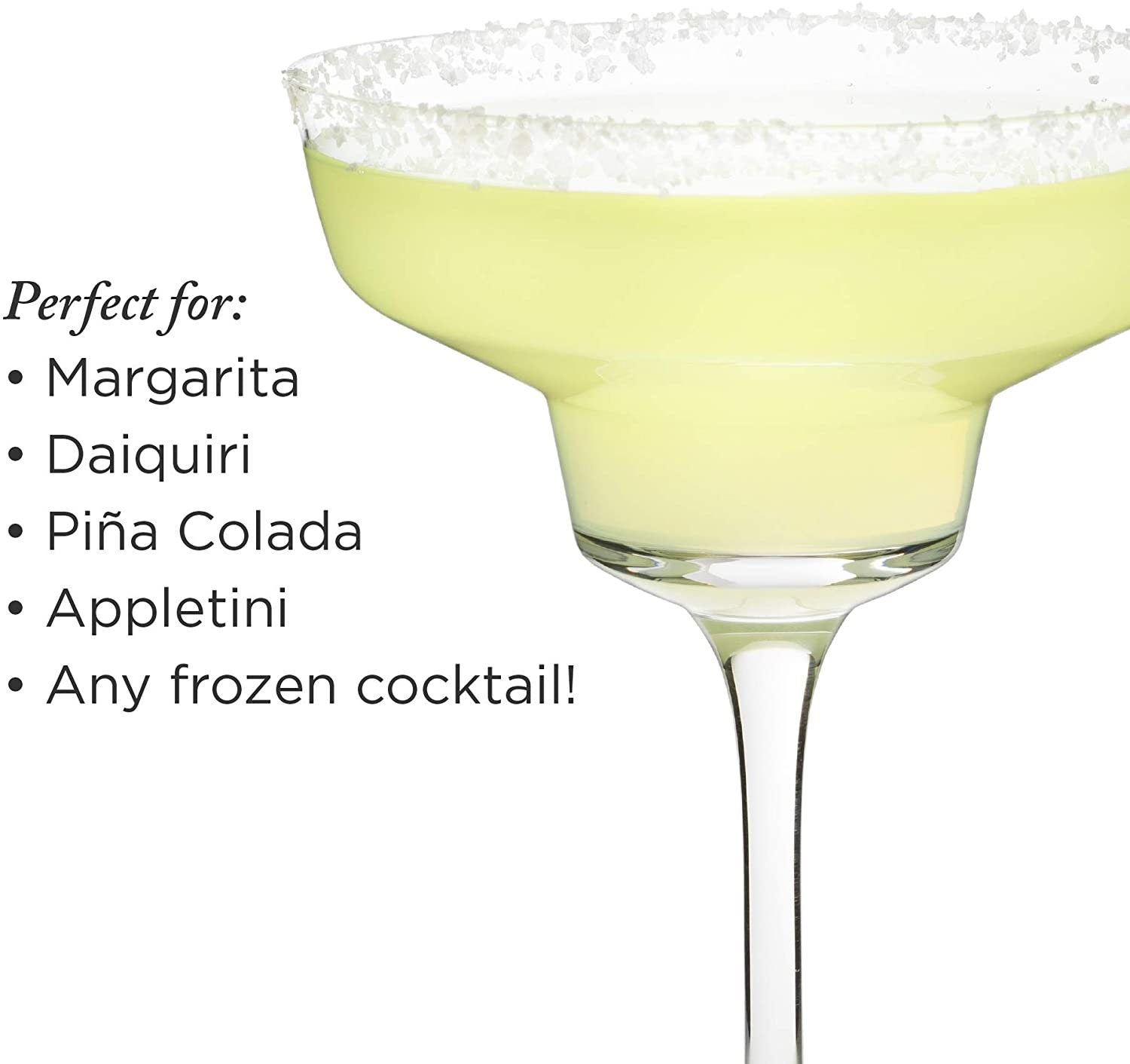 Elegant Crystal Margarita Glasses (Set of 2) - Raise The Bar Lux  