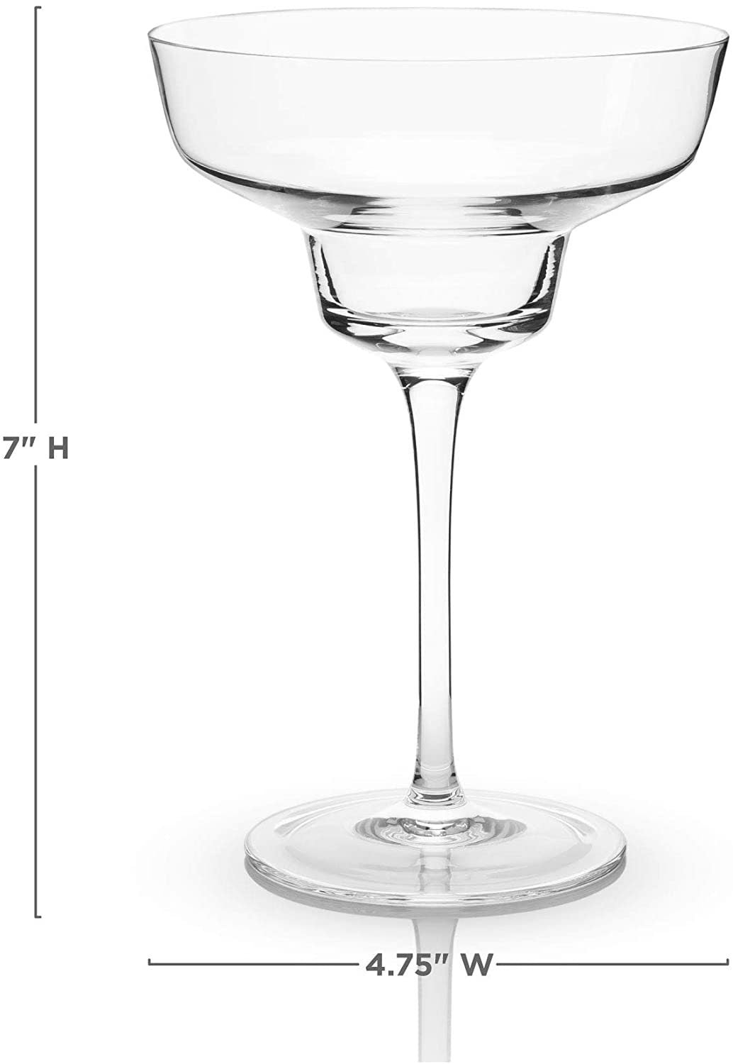 Elegant Crystal Margarita Glasses (Set of 2) - Raise The Bar Lux  