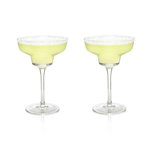 Elegant Crystal Margarita Glasses (Set of 2) - Raise The Bar Lux  