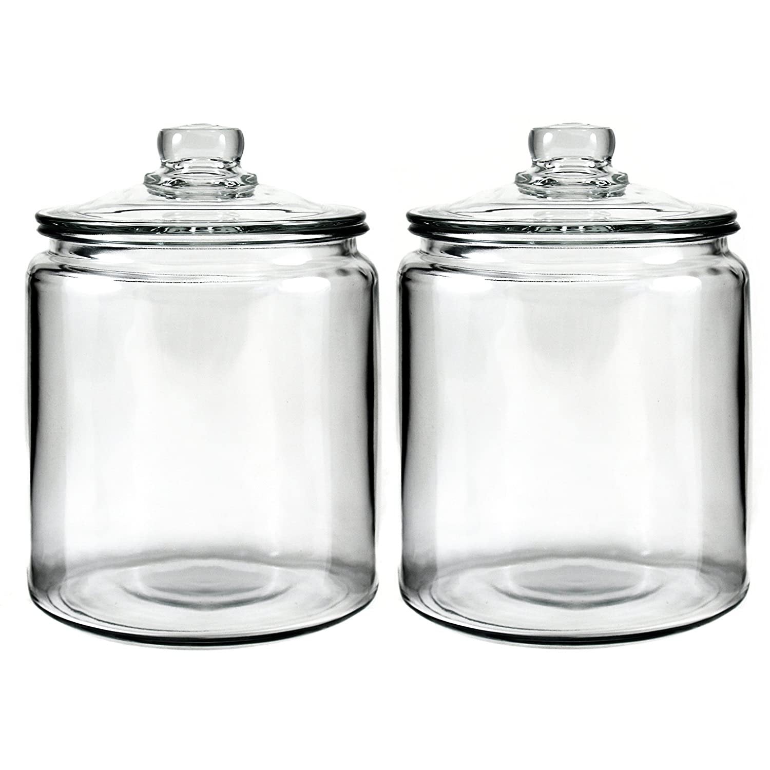Monogram Glass Storage Jar. .5 Gallon (One) - Raise The Bar Lux  