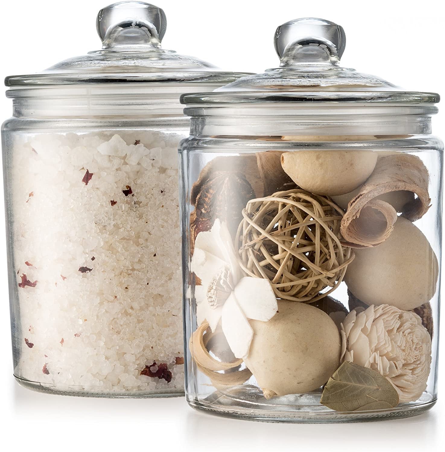 Monogram Glass Storage Jar. .5 Gallon (One) - Raise The Bar Lux  