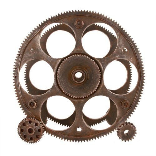 6 Bottle Gears & Wheels Holder By Foster Rye - Raise The Bar Lux  