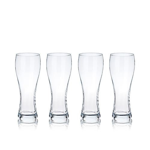 Wheat Beer Glasses. 16 Oz. Set of 4 - Raise The Bar Lux  
