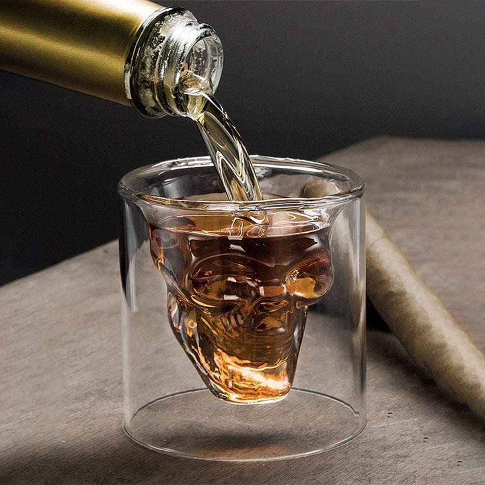 Skull Decanter Replacement Glass. 2.7 oz - Raise The Bar Lux  