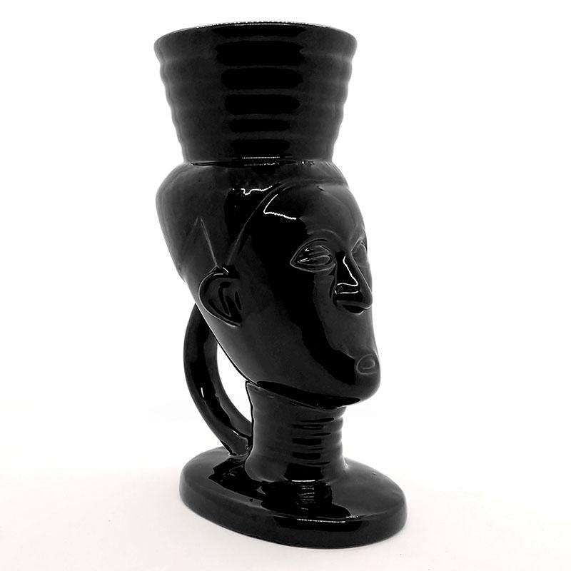 Beautiful Polynesian Queen Tiki Mug. Black And Pink - Raise The Bar Lux  