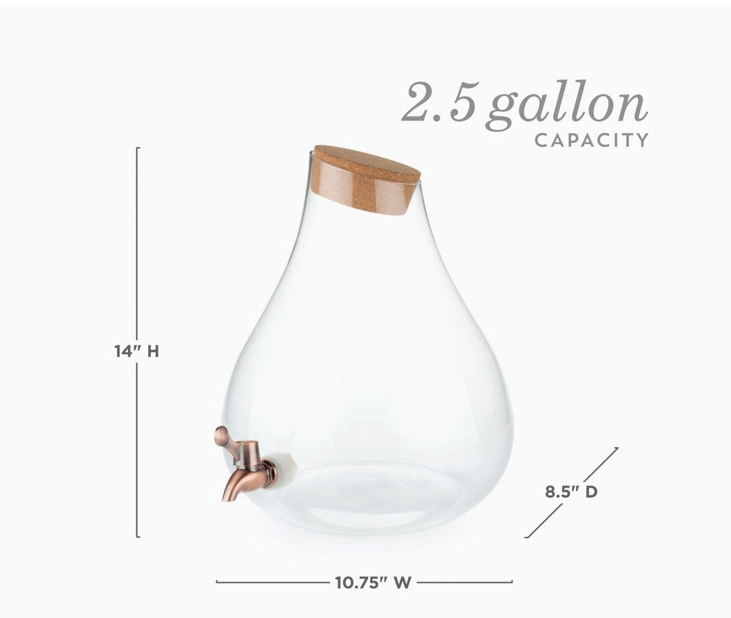 Teardrop drink dispenser - Raise The Bar Lux  