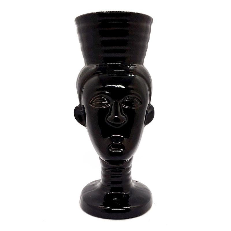 Beautiful Polynesian Queen Tiki Mug. Black And Pink - Raise The Bar Lux  