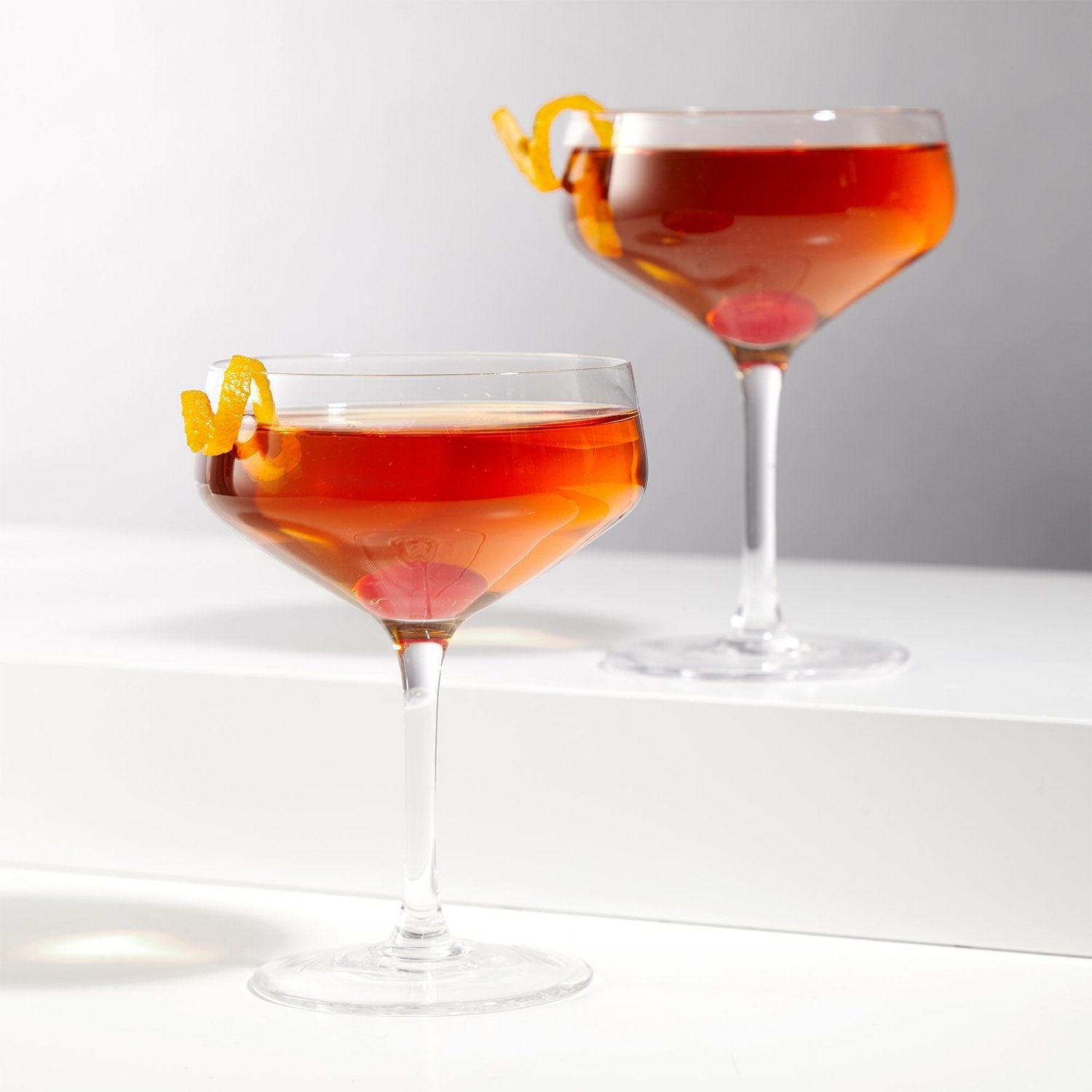 Crystal Champagne  Coupe Cocktail Glasses. 7 oz  (Set of 2) - Raise The Bar Lux  