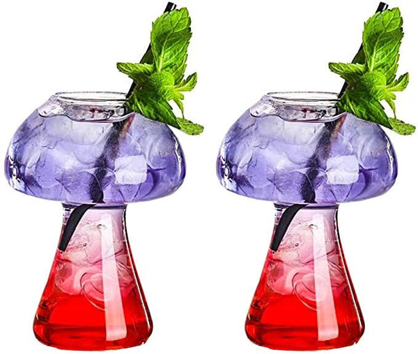 Mushroom Cocktail Glass. SET Of 2 - Raise The Bar Lux  