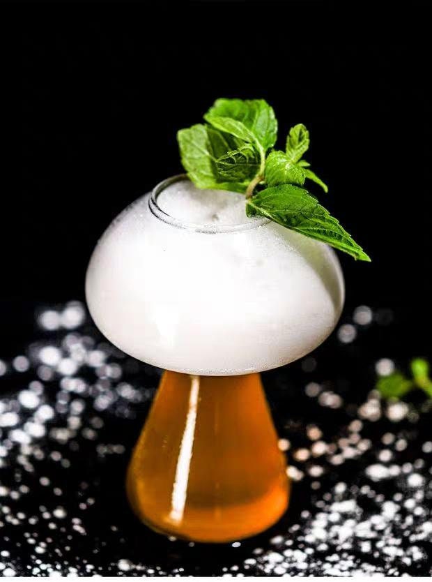 Mushroom Cocktail Glass. SET Of 2 - Raise The Bar Lux  