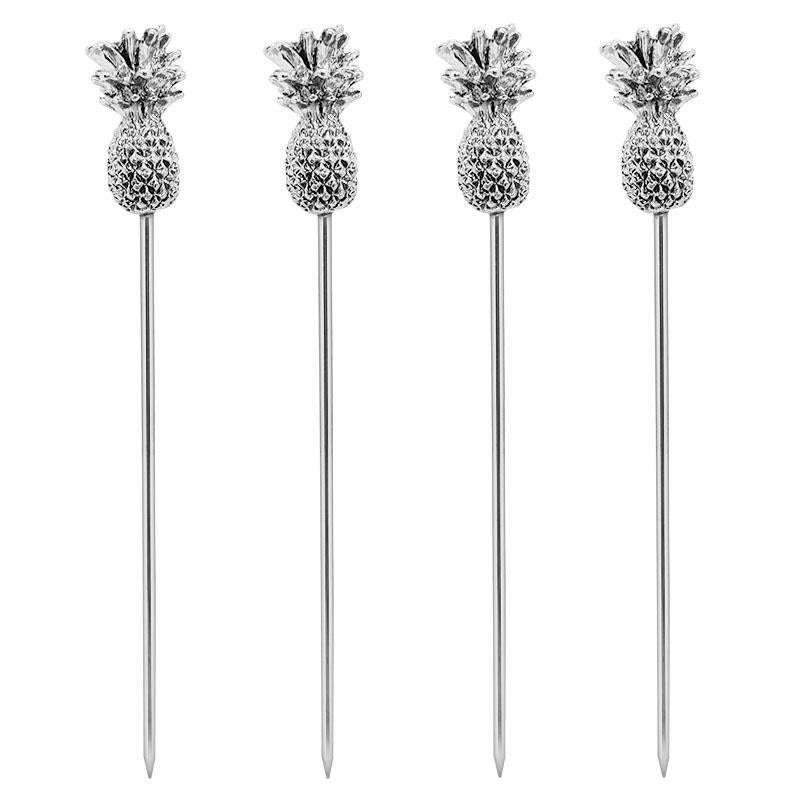 Pineapple Cocktail Picks - 4 Pack - Raise The Bar Lux  