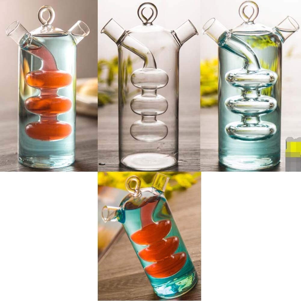 Unique Double Pipe Clear Cylinder Cocktail Glass. - Raise The Bar Lux  