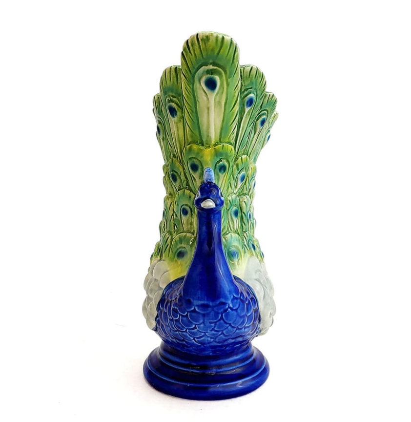 Unique Handmade Peacock Tiki Hawaiian Cup - 18 Oz. - Raise The Bar Lux  