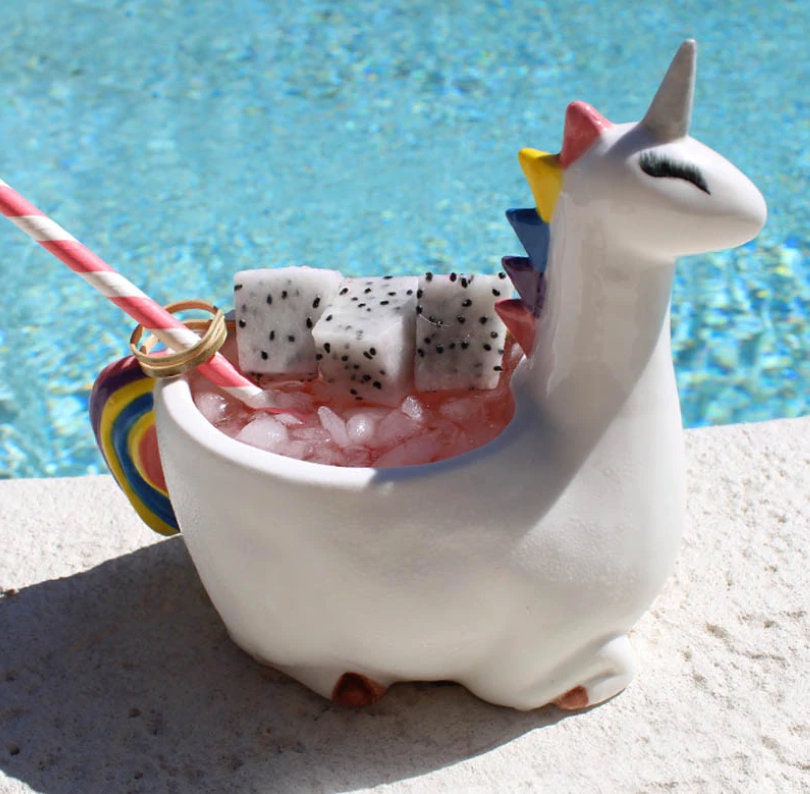 Unicorn Tiki Mug. 12 Oz - Raise The Bar Lux  