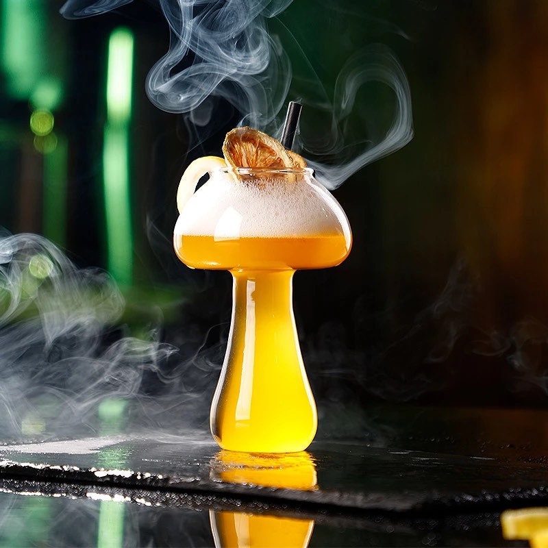 2 Mushroom Cocktail Glass. SET Of 2 - Raise The Bar Lux  