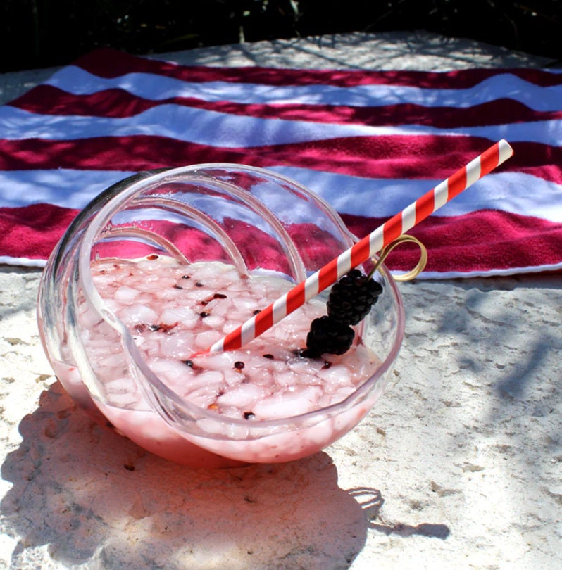 Conch Shell Shaped Cocktail Or Decorative Glass. 22 Oz. - Raise The Bar Lux  